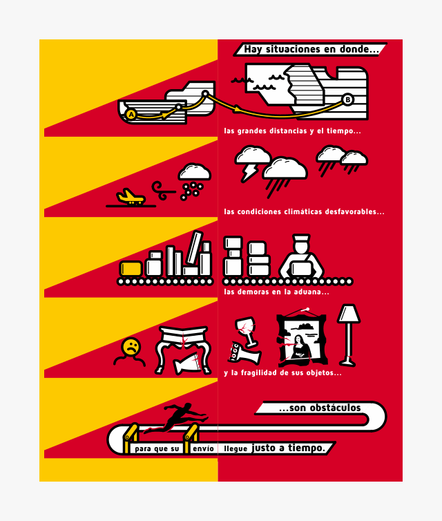 packaging DHL, diseño grafico