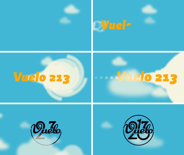 vuelo 213 cielo con nubes