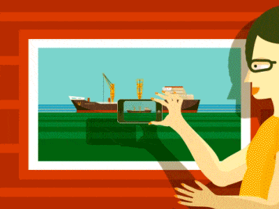 gif animado, motion graphics vuelo 213 animation, illustration animated, diseño grafico concepcion del uruguay