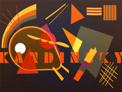 kandinsky, arte, animacion, benjamin casanova, motion graphics