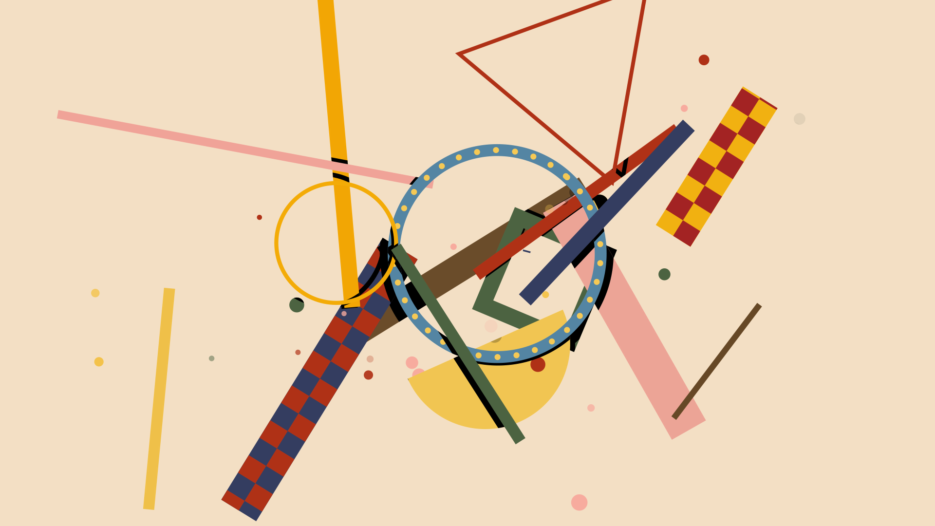 color, forma, tamaño, motion graphics, benjamin casanova, composicion, arte