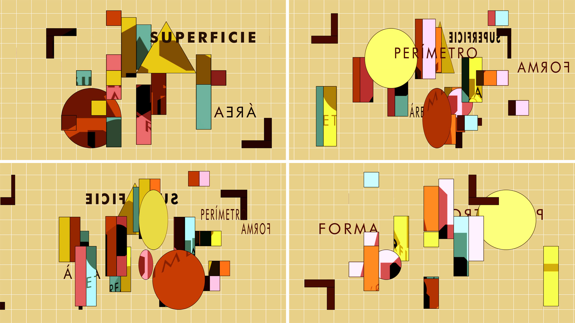 color, figuras, formas, abstraccion, arte, bauhaus, minimalismo, benjamin casanova