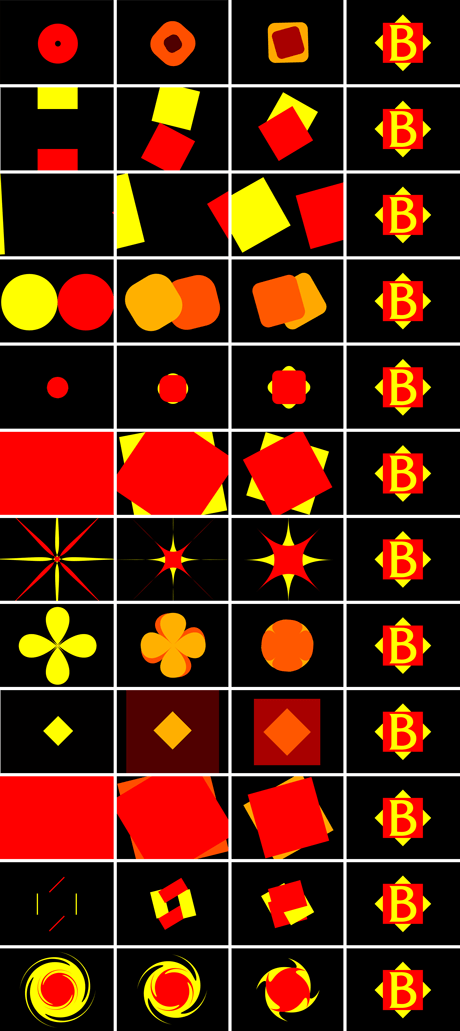 logo, benjamin casanova, rombo