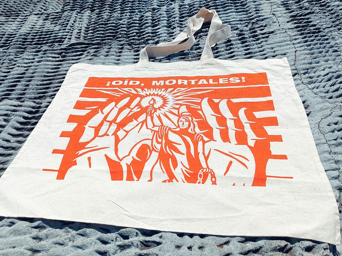 monumento a la republica concepcion del uruguay, tote, bolsa, serigrafia